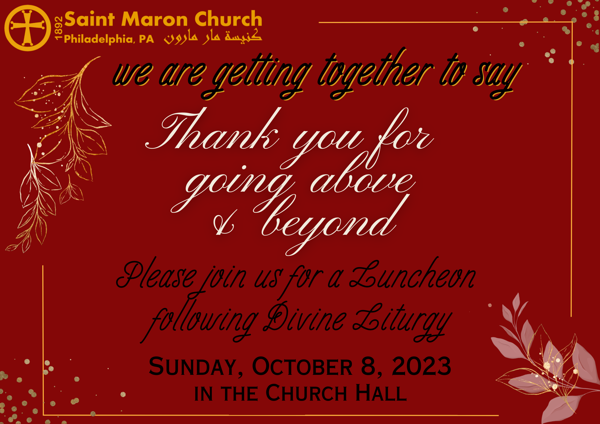 Appreciation Luncheon