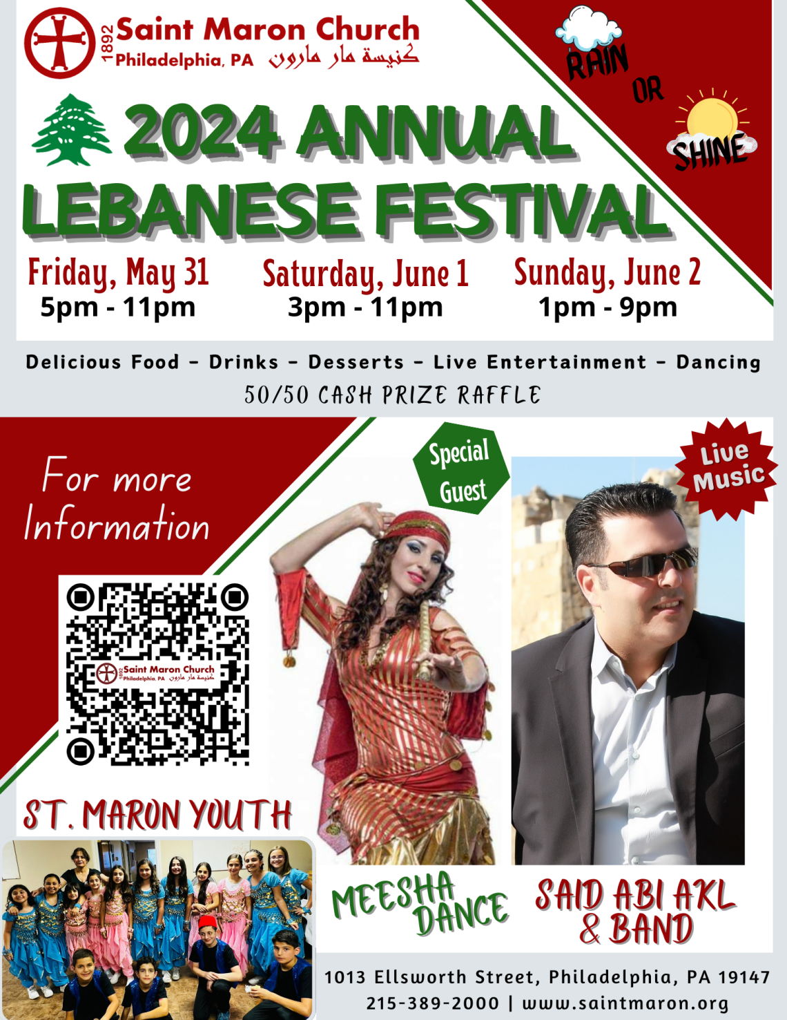 2024 Annual Lebanese Festival – Saint Maron Maronite Catholic Church